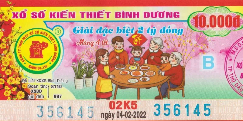 Cập nhập dãy số trúng thưởng Bình Dương hôm nay